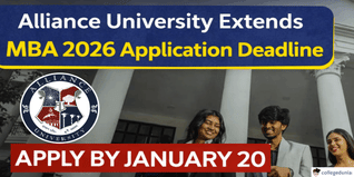 Alliance University Extends MBA 2026 Application Deadline; Apply by January 20 @alliance.edu.in